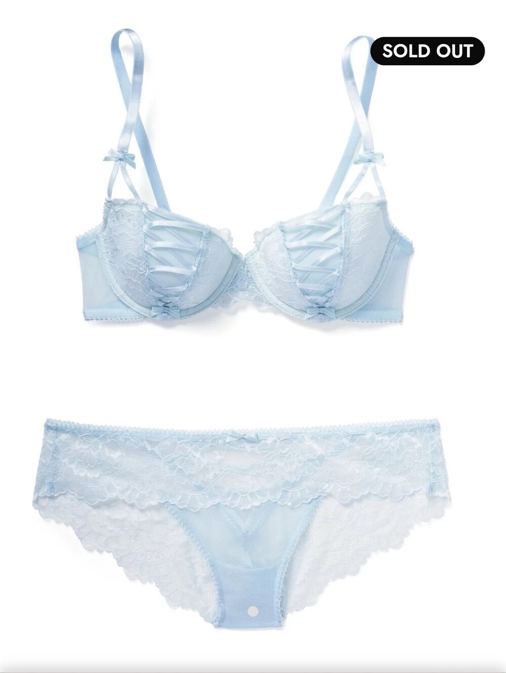 Adore Me Lace Lingerie Bra & Panty Set